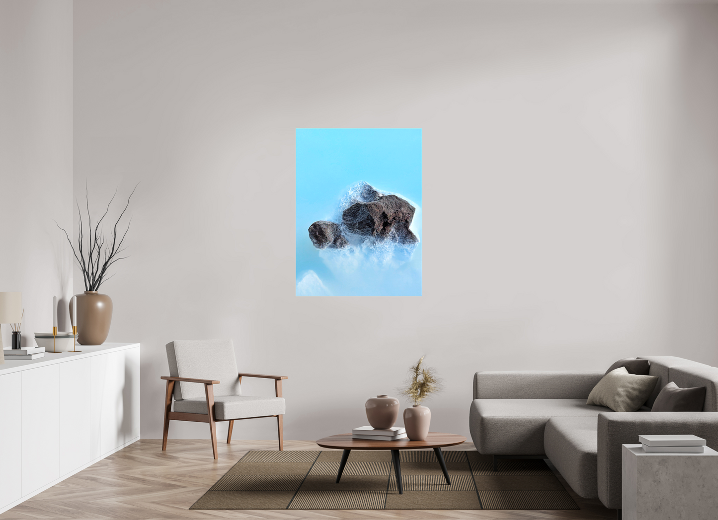 36 x 48″, Canvas Blue Lagoon