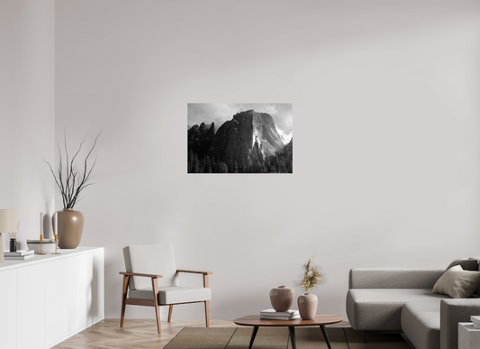 36 x 24″, Black and White Print Cathedral in Shadow