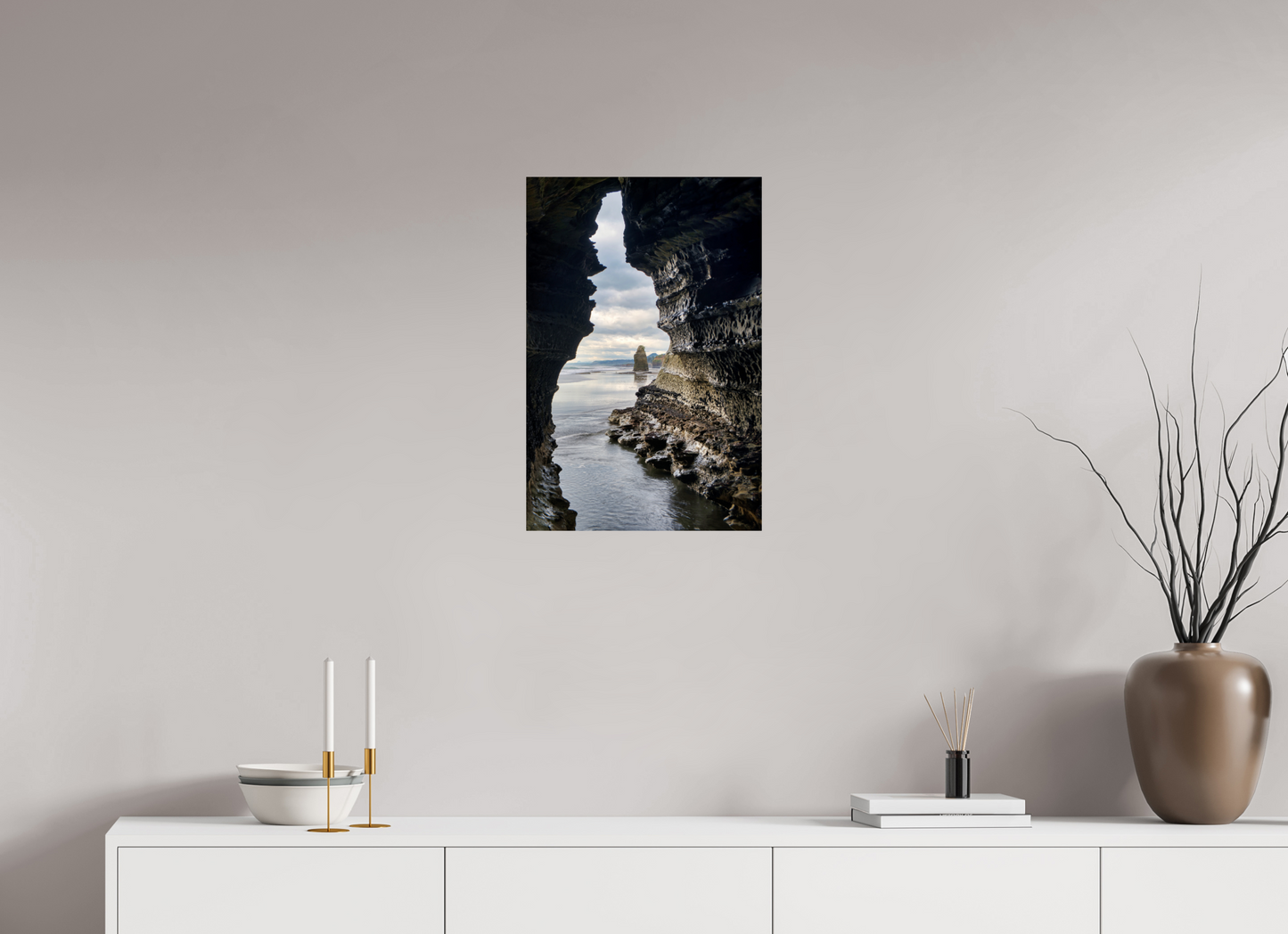 16 x 24″, Metallic Print The Keyhole