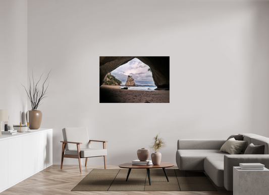 54 x 36″, Photo Print Cathedral Cove