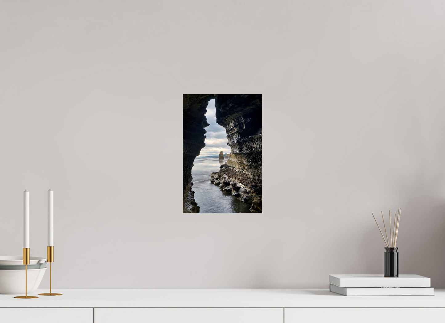 8 x 12″, Metallic Print The Keyhole