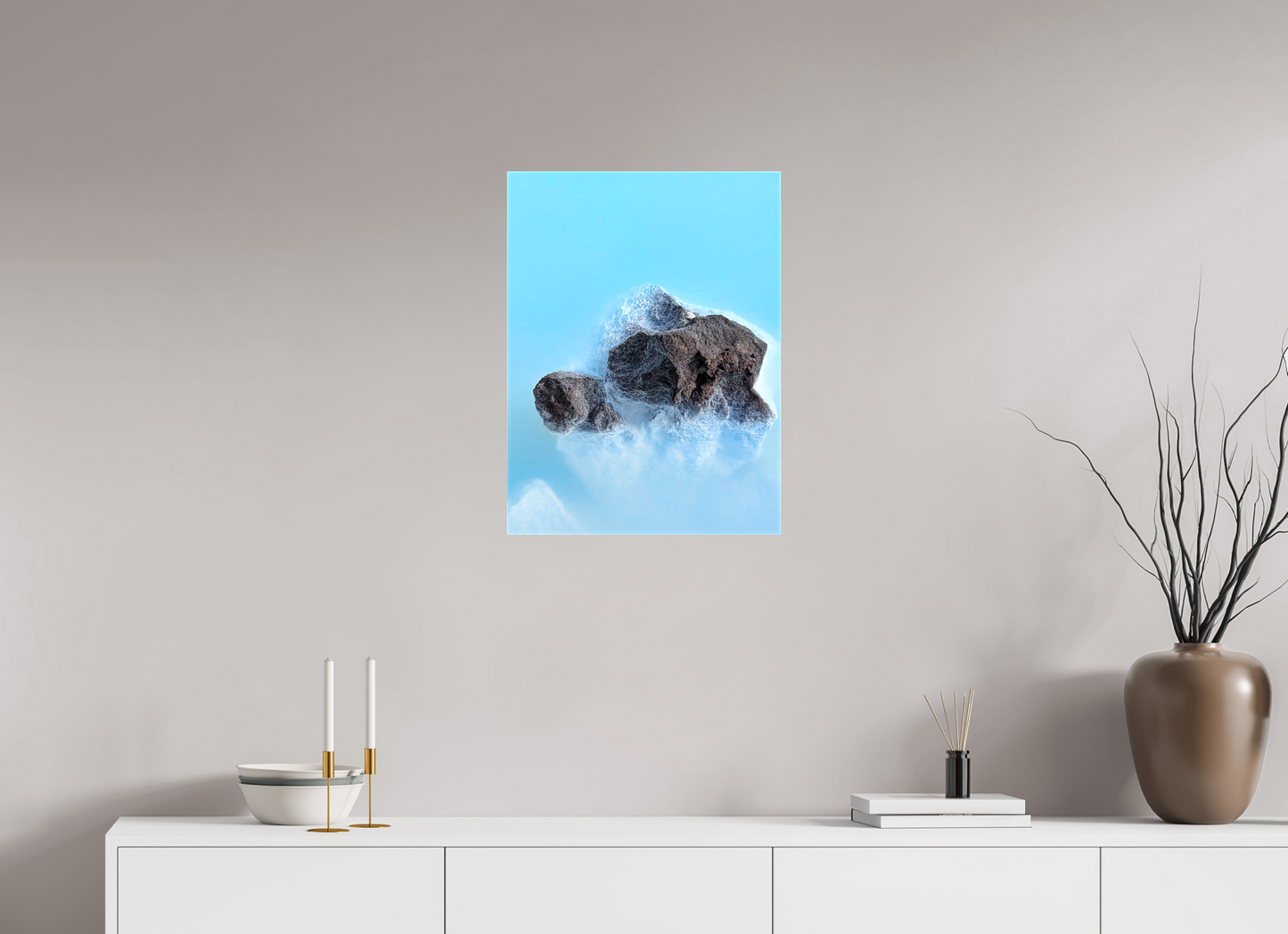 18 x 24″, Canvas Blue Lagoon