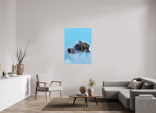 36 x 48″, Photo Print Blue Lagoon